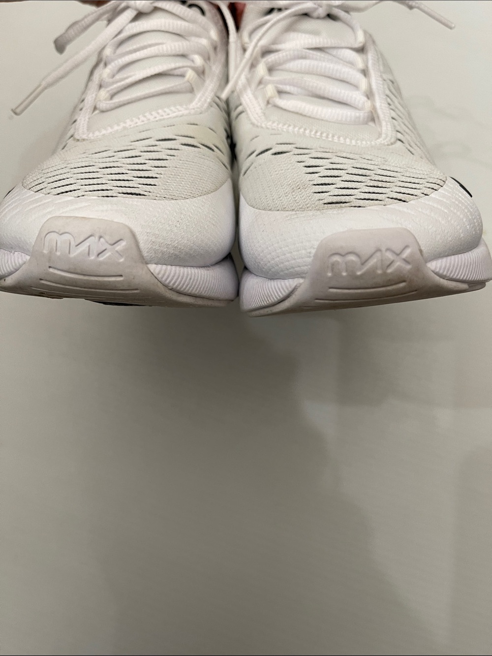 Nike Air Max 270 White/Black Athletic Running Sneakers Women’s Size 8 - Picture 10 of 14